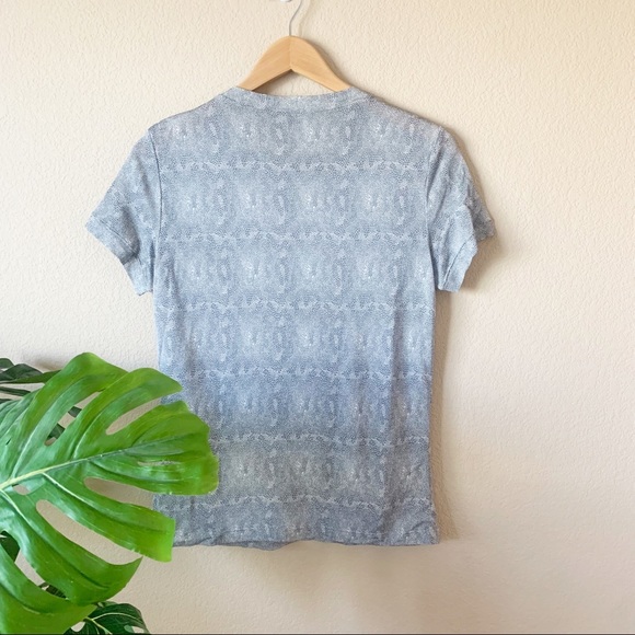 Armani Collezioni Python Print Shimmery Tee - Picture 7 of 11